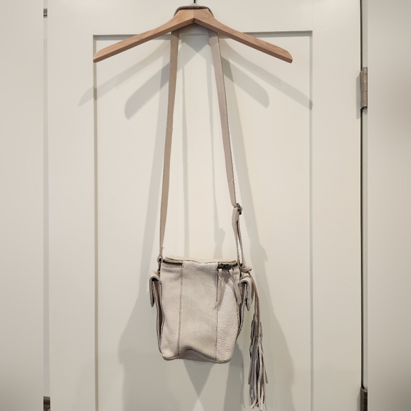 Anthropologie Cut n' Paste Cream Crossbody Bag - Picture 4 of 13